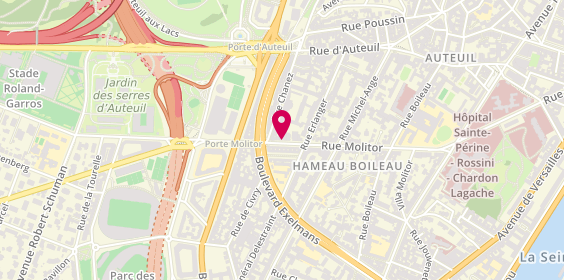 Plan de Voiture Paris Grenelle, 48 Rue Molitor, 75016 Paris