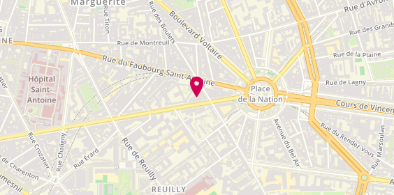 Plan de Verroto Paris, 125 Boulevard Diderot, 75012 Paris