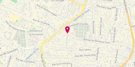 Plan de Axial, 147 avenue du Maréchal Foch, 92210 Saint-Cloud