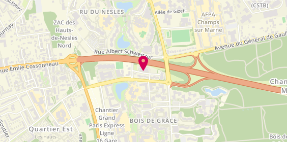 Plan de Techstar By Autosphere, Zone Aménagement du Rue De
5 Allée des Frênes
Boulevard de Nesles, 77420 Champs-Sur-Marne, France