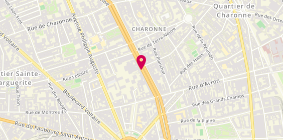 Plan de Renault Retail Group Paris Charonne, 55 Boulevard Charonne, 75011 Paris
