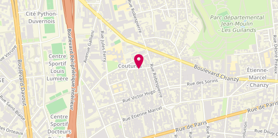 Plan de Garage J.G Robespierre, 15 Rue de l'Avenir, 93170 Bagnolet
