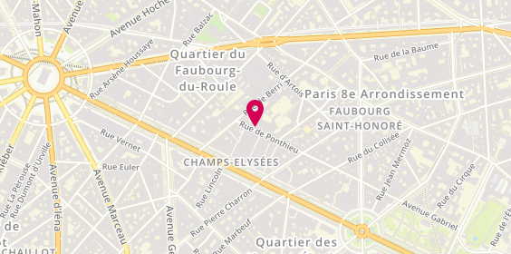 Plan de Carrosserie des Champs Elysées, 66 Rue de Ponthieu, 75008 Paris
