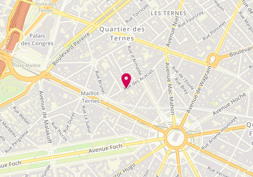 Plan de Rapid Pare Brise, 20 Rue des Acacias, 75017 Paris
