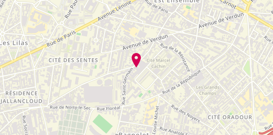 Plan de MKA Automobiles, 79 Rue Saint-Germain, 93230 Romainville