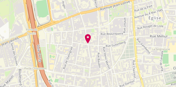 Plan de Globale Automobiles, 53 Rue du Pré Saint-Gervais, 93500 Pantin