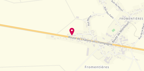 Plan de Fromentieres Auto, 44 Route de Châlons Sur Marne, 51210 Fromentières
