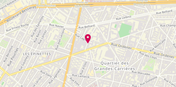Plan de Citroen, 6 Rue Jacques Cartier, 75018 Paris