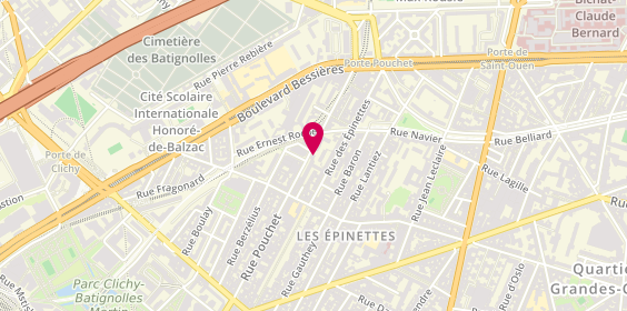 Plan de DEMIRIAN Kevork, 62 Rue Pouchet, 75017 Paris