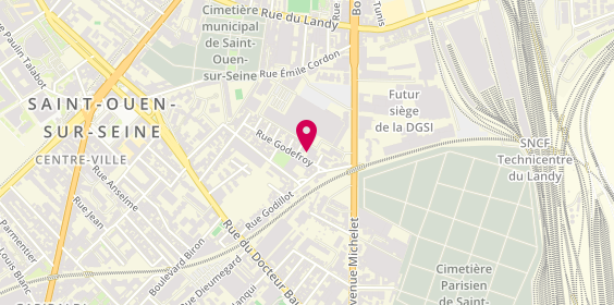 Plan de Aso, 21 Rue Godefroy, 93400 Saint-Ouen-sur-Seine