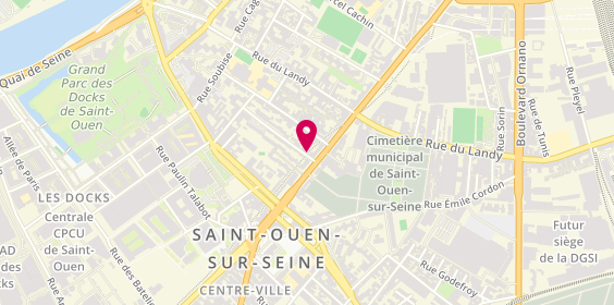 Plan de DK Atelier, 39 Rue Amilcar Cipriani, 93400 Saint-Ouen-sur-Seine