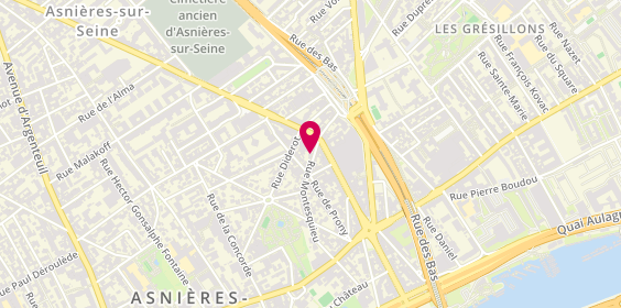 Plan de Relais Montesquieu, 43 Rue Montesquieu, 92600 Asnières-sur-Seine