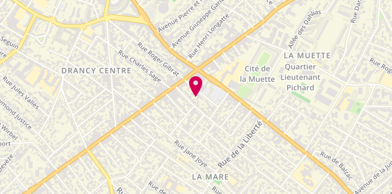 Plan de Carrosserie du Marché, 18 Rue Raymond Bertout, 93700 Drancy