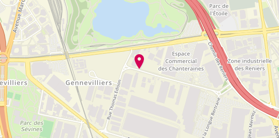 Plan de Groupauto, 57 Avenue Vieux Chemin de Saint Denis, 92230 Gennevilliers