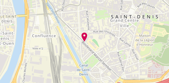 Plan de Smj, 64 Boulevard Marcel Sembat, 93200 Saint-Denis