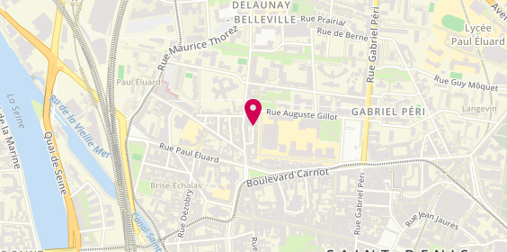 Plan de Garage Auto Bon Accueil, 8 Rue Roussel, 93200 Saint-Denis