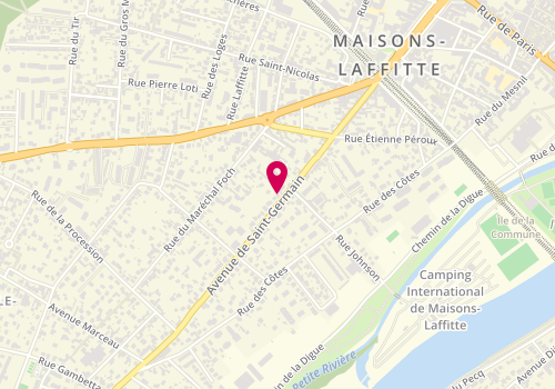 Plan de Renault, 40 avenue de Saint-Germain, 78600 Maisons-Laffitte