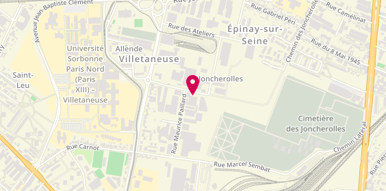 Plan de Garage de l'Etoile, 14 Rue Raymond Brosse, 93430 Villetaneuse