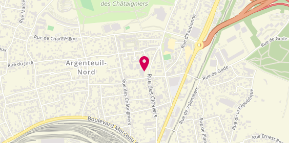Plan de S F M A, 4 Rue Nobleterre, 95100 Argenteuil