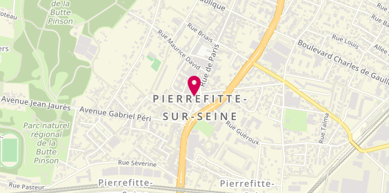 Plan de Doctor auto carrosserie, 15 Bis Rue de Paris, 93380 Pierrefitte-sur-Seine