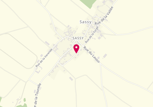 Plan de Sassy Carrosserie, 10 Rue Porte d'Auge, 14170 Sassy
