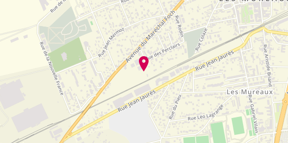 Plan de Carrosserie Fonseca, 49 Rue des Perclairs, 78130 Les Mureaux