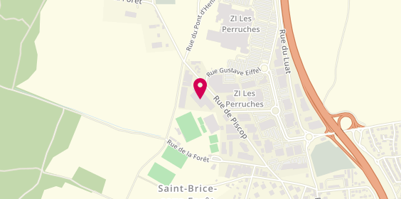 Plan de Bs Carrosserie, 26 Rue de Piscop, 95350 Saint-Brice-sous-Forêt