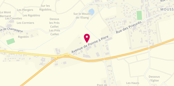 Plan de Eurorepar, Zone Artisanale Pont de Bois, 51530 Vinay