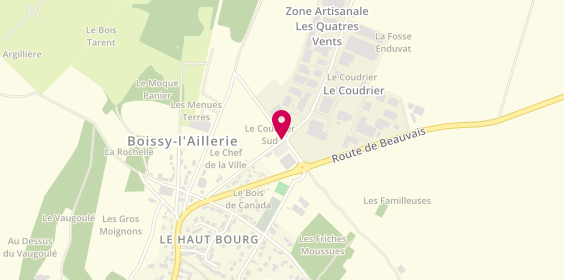 Plan de A.K.S Auto, 42 chemin de Gerocourt, 95650 Boissy-l'Aillerie