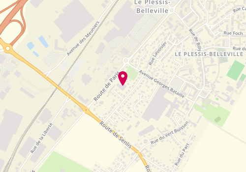 Plan de Peugeot, 10 Route de Paris, 60330 Le Plessis-Belleville