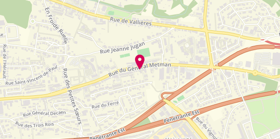Plan de Avatacar, 39 Rue du Général Metman, 57070 Metz