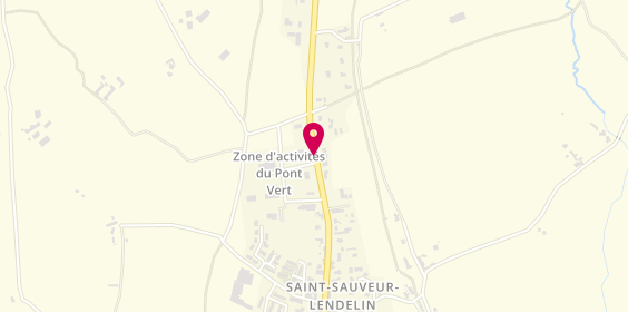 Plan de Renault Garage Depériers, 24 Rue Louis Deperiers, 50490 Saint-Sauveur-Villages
