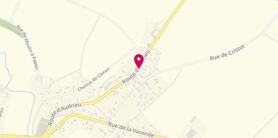 Plan de AUVRAY Pascal, 37 Route d'Audrieu, 14250 Tilly-sur-Seulles