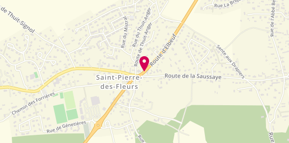 Plan de Garage St Pierre, 22 Ter Route d'Elbeuf, 27370 Saint-Pierre-des-Fleurs