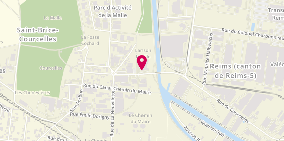 Plan de Garage LAMBERT: Agent RENAULT - DACIA, 21 Rue Marguerite Harang, 51370 Saint-Brice-Courcelles