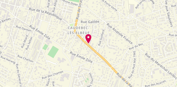 Plan de Carrefour de la Qualité, 24 Bis Rue de la République, 76320 Caudebec-lès-Elbeuf