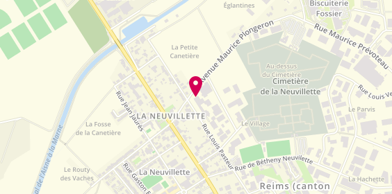Plan de Garage Roussery, 41 Rue Louis Pasteur la Neuvillette, 51100 Reims