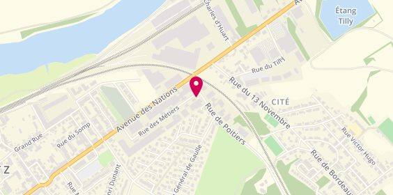 Plan de Carrosserie Carmine, 29 Rue des Métiers, 57970 Yutz