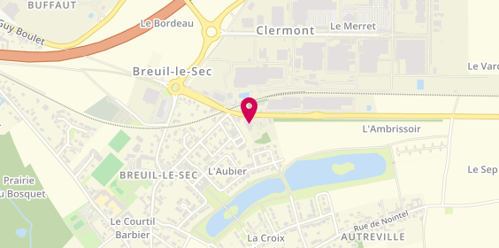 Plan de Carrosserie Falluel, 1331 Rue Georges Guynemer, 60840 Breuil-le-Sec