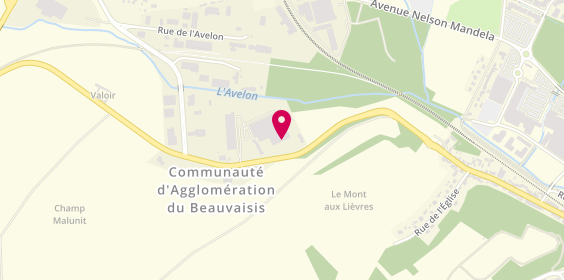 Plan de Garage de l'Avelon, 142 Rue du Faubourg Saint-Jean, 60000 Beauvais