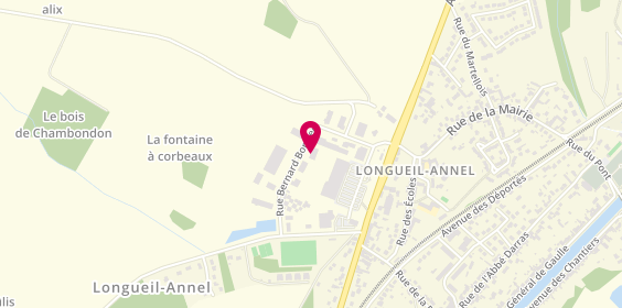 Plan de Clinic Auto, 255 Rue Bernard Bordier, 60150 Longueil-Annel