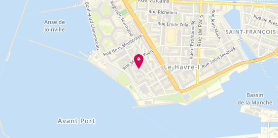 Plan de Carrosserie du Perrey, 13 Rue du Perrey, 76600 Le Havre
