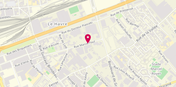 Plan de Auto Contact, 40 Rue Marcel Paul, 76600 Le Havre