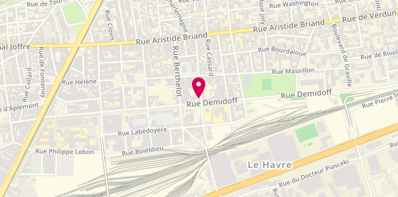 Plan de Citroen, 127 Rue Demidoff, 76600 Le Havre