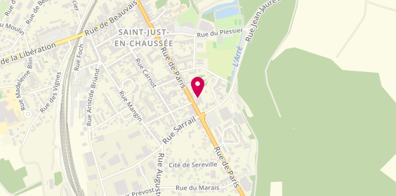 Plan de Avatacar, 91 Rue de Paris, 60130 Saint-Just-en-Chaussée