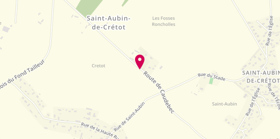 Plan de Garage Patry, 711 Route de Caudebec, 76190 Saint-Aubin-de-Crétot