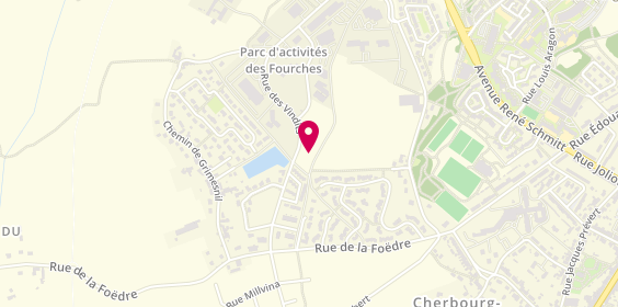 Plan de Carrosserie Poutas, Zone d'Activités des Fourches
allée des Vindits, 50130 Cherbourg-en-Cotentin