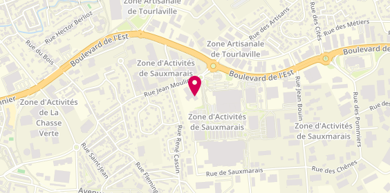 Plan de Toyota - GCA - Cherbourg, 70 Rue Pierre Brossolette, 50110 Cherbourg-en-Cotentin