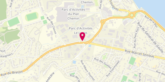 Plan de Carrosserie Lelièvre, 84 Rue Marcel Sembat, 50120 Équeurdreville-Hainneville