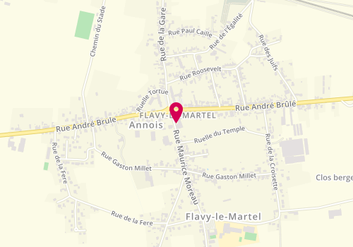 Plan de Best Repair, 1 Rue Maurice Moreau, 02520 Flavy-le-Martel